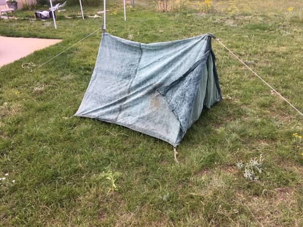 Photo Boy Scout Canvas pup tent $45