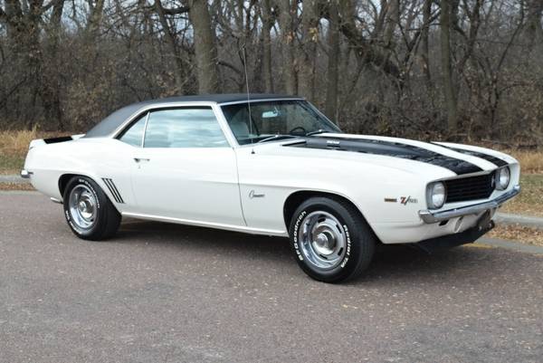 1969 Chevrolet Camaro Z28 **REAL DEAL Z/28** 302DZ 4-SPEED DOVER WHITE ...