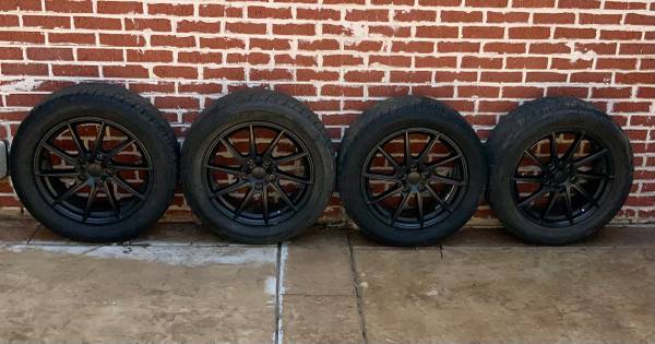 Photo 17 NITTO TIRES AND LIQUID METAL WHEELS WITH LUG NUTS $400