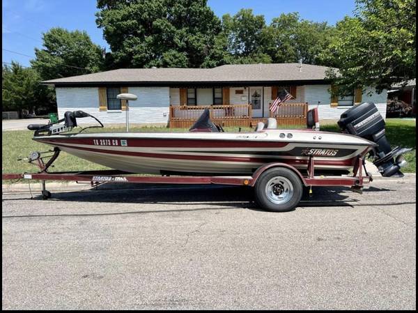 1994 stratus pro XL 180 18ft Bass Boat $5,200