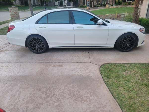 Photo 2015 MERCEDEZ BENZ S550 WHITE, DESIGNO PACKAGE, MSRP $140,000 - $34,999 (ADDISON, 14655 MIDWAY RD)