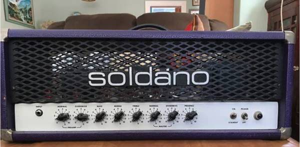 Photo 90s Purple Soldano Hot Rod 50 Plus, Switchable Channel Amp $2,400