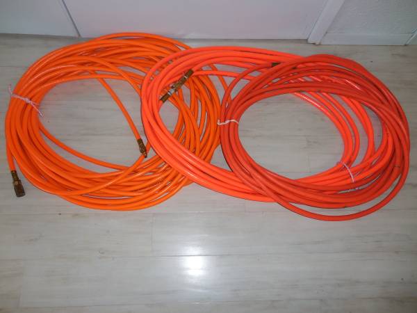 Photo Air Hoses (3)  38  300PSI  50  100 ft. $15