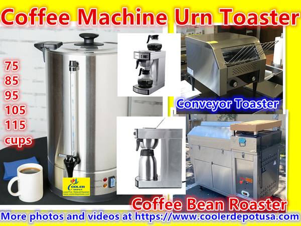 Photo Commercial Electric Coffee Machine Urn Brewer Warmer Conveyor Coffee $45