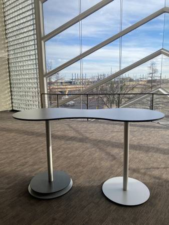 Photo Commercial Standing-Height Tables for Coffee Shops, Office Space, etc. $300