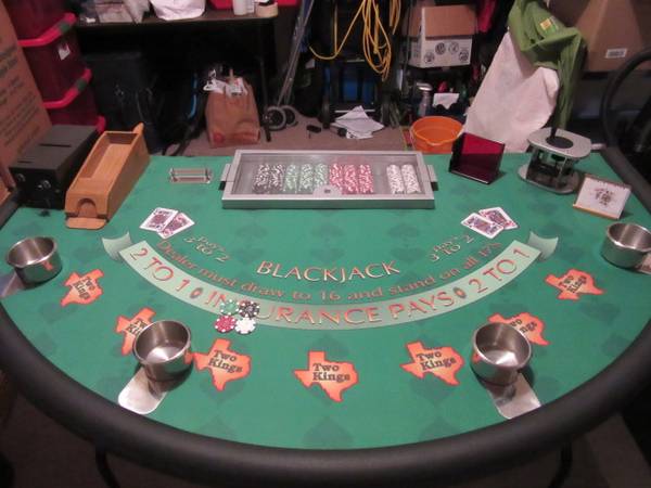 Photo Custom Blackjack table $1,400