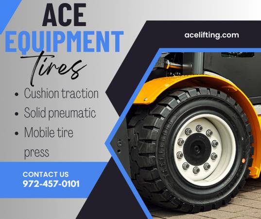 Photo Forklift Tires all sizes $1