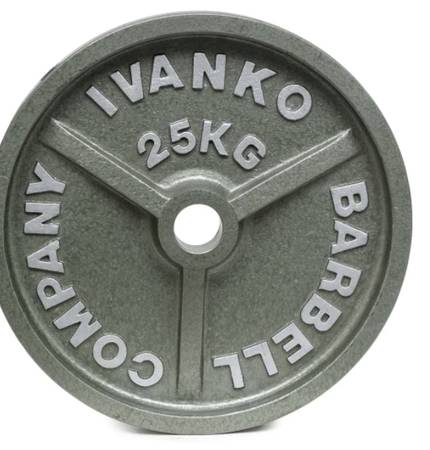 Photo Ivanko Olympic Machined Plate OM 25 Kg $500