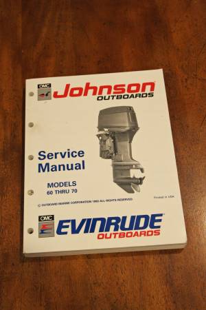 Photo Johnson Outboard Service Manual $15