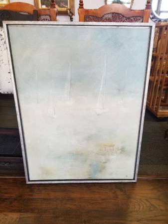 Large Sailboat Painting $125