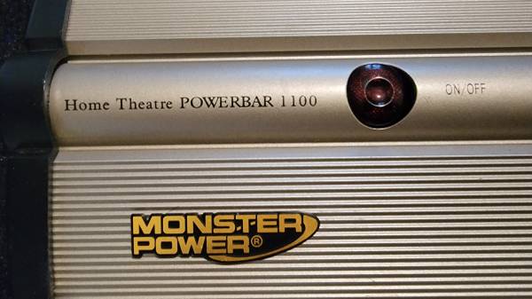 Photo Monster Home Theatre Power Bar 1100 Surge Protector $25