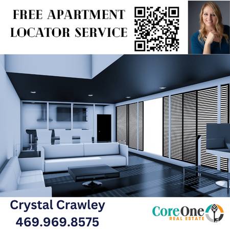 Moving or relocating to the areaFree to you Apartment Locator Service $1