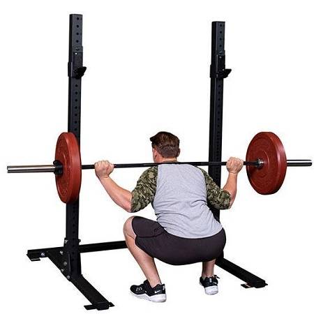 Photo New Body Solid Commercial Gym Adjustable Width Squat Rack Stand Stands $359