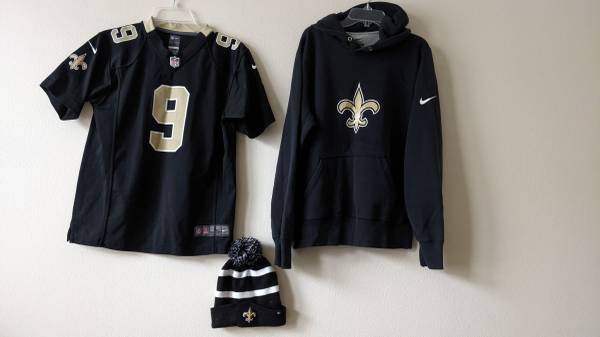Photo New Orleans Saints Nike NFL jersey, Nike sweatshirt, NFL hat-All 3 $45