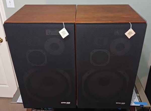Photo PIONEER HPM-100 Speakers Excellent Condition Matched Stereo Pair $1,099