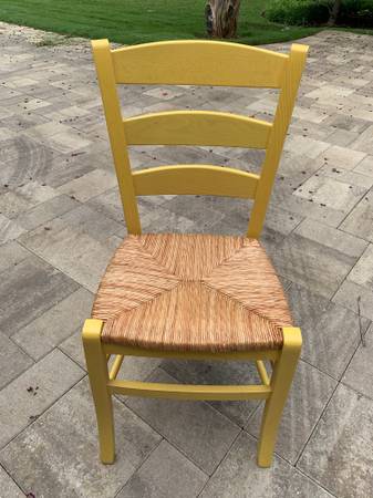 Photo Pottery Barn Yellow Chair $75