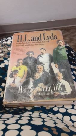 Photo SIGNED BOOK, H..L. AND LYDA , BY MARGARET HUNT HILL WITH BURT AND JANE BOYAR $150