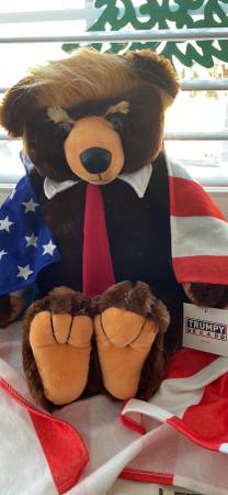 Photo Trumpy Bear Deluxe President Trump 22 Plush wAmerican Flag Cape $30