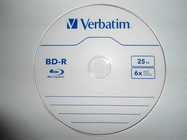 Photo Verbatim 25 GB Blank 6x Blu-ray Single Layer Recordable Disc BD-R $3