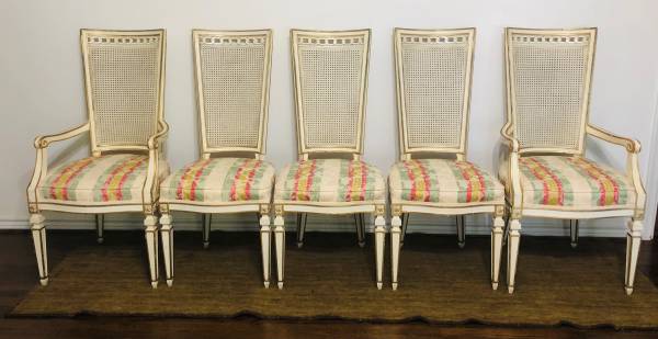 Photo Vintage Custom Made Kindel Furniture chairs, set of 5 $280