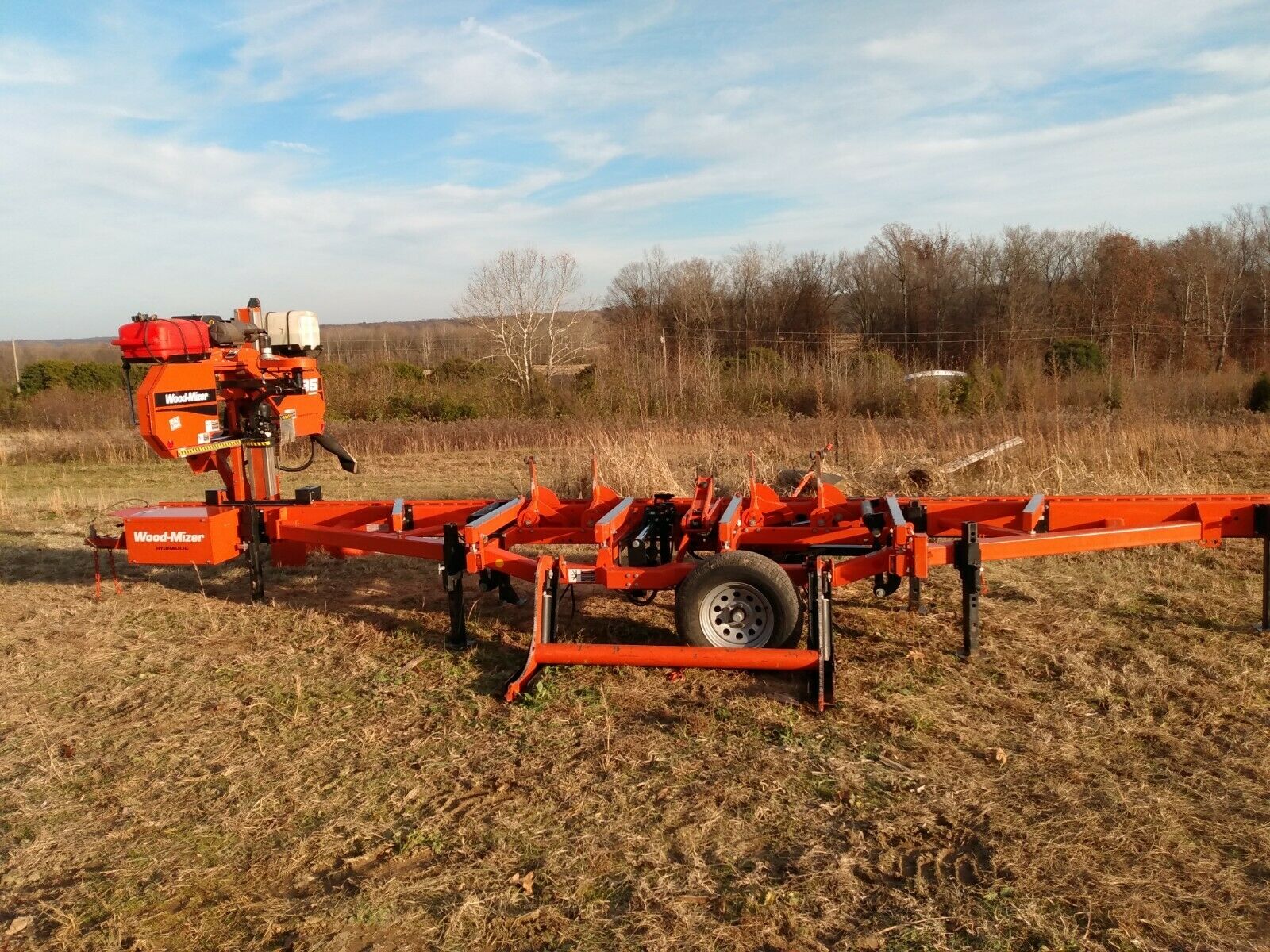 2015 Woodmizer Lt35Hd fully hydraulic sawmill with debarker low hours