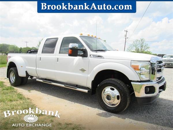 Photo 2011 FORD F350 SUPER DUTY LARIAT, White APPLY ONLINE-gt BROOKBANKAUTO.C - $38,450 (RAM CHEVY FORD DODGE JEEP)