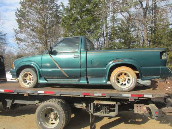 Photo USED PARTS GREEN 1996 CHEVY S-10 PICK-UP