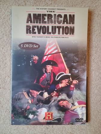 Photo 5 DVD Set of the American Revolution $8