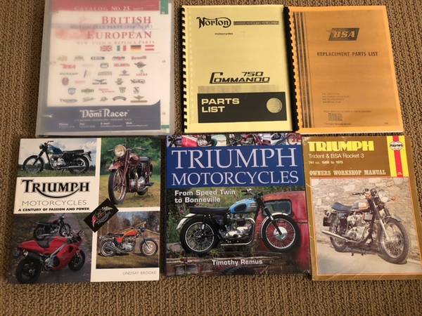 Photo British motorcycle books Triumph BSA Norton $10