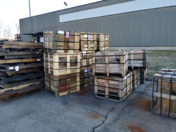 FREE WOOD METAL BANDED CRATES AND 2X 4 SKIDS Free Stuff Dayton OH FREE WOOD METAL BANDED CRATES AND 2X 4 SKIDS Free Stuff Dayton OH