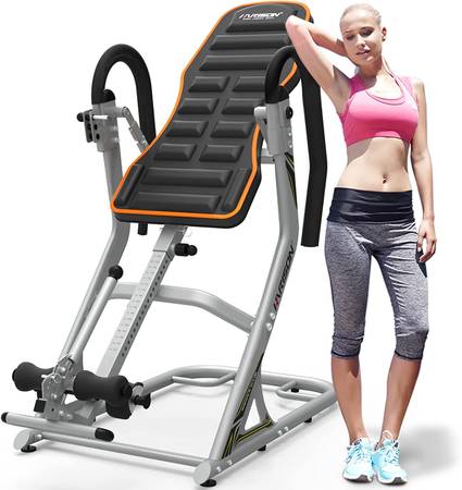 Photo Heavy Duty Inversion Table for Back Pain Relief 350 LBS Capacity $200