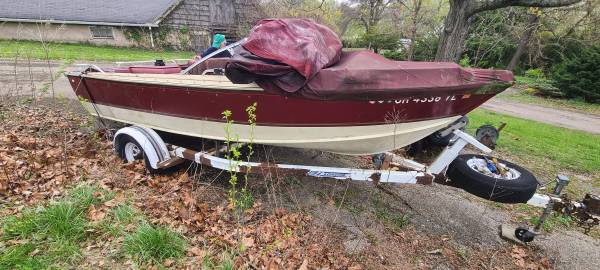 Lund boat, and trailer ,Trade $1,300