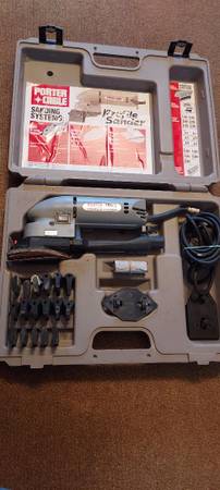 PORTER CABLE 444 Profile Sander Set with Case and Accessories $40 ...