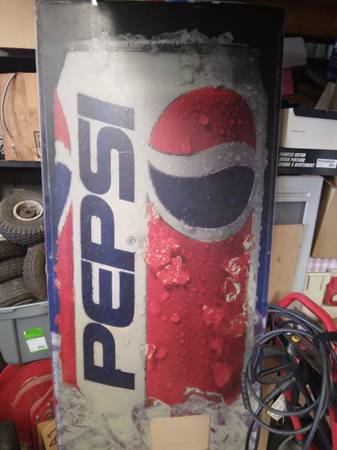Photo Pepsi machine front cover $75