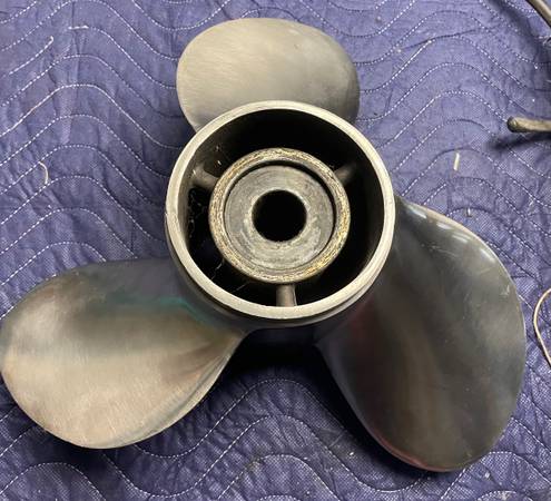 Photo Quick Silver Mercury Stainless Steel Prop $100