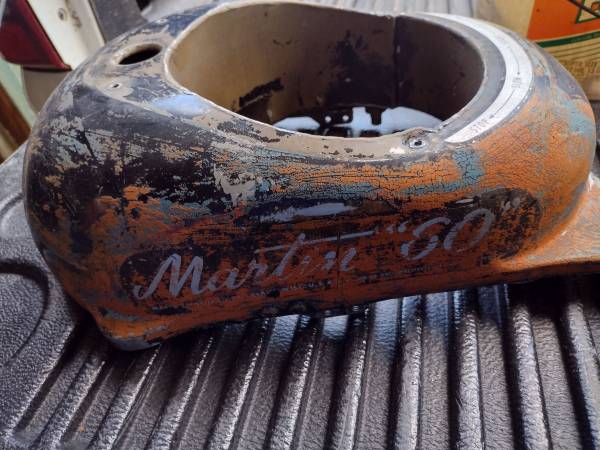 Photo vintage Martin 60 and a Johnson unknown for parts or fix $150