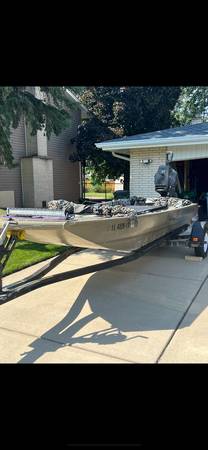 2018 Prodigy Marsh Tuff 1751 Flat bottom Duck Boat Gatortail GTR40XD $20,000