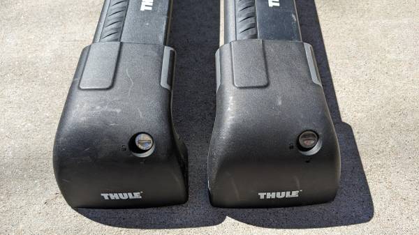 Photo 16 Lexus RX roof rack Thule Aeroblades Black with Locks $250