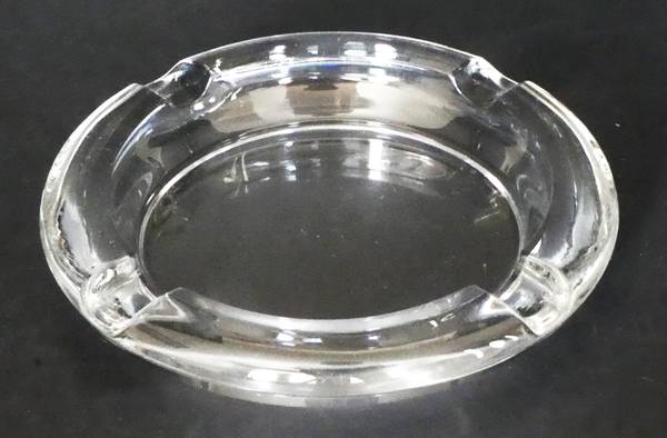 Photo 1940s Large Glass Cigar- Cigarette Ashtray $20