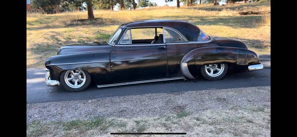 Photo 1950 Chevy Chevrolet Belair Bel air coupe body swapped airbag rat rod $7,000