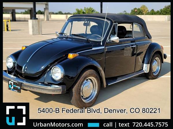 Photo 1979 Volkswagen Beetle Cabrio - $16,990 (5400-B Federal Blvd. Denver. 80221)
