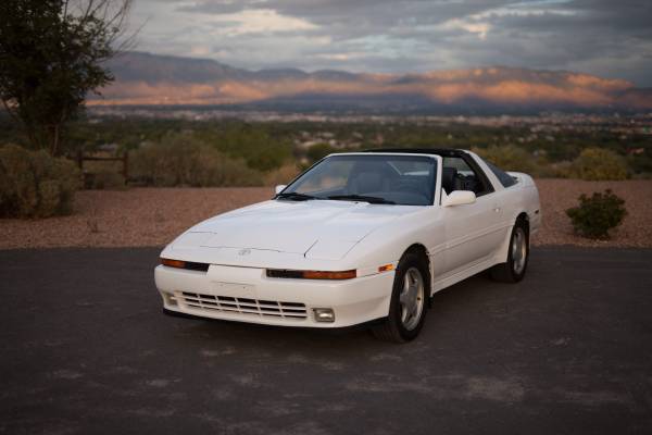 Photo 1991 Toyota Supra Turbo targa 5-speed white edition (new engine) - $18,500 (Albuquerque, NM)