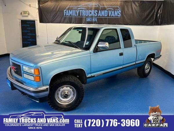 Photo 1994 GMC Sierra 1500 SLE Extended Cab 4WD $11,487