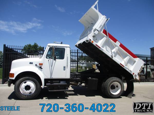 Photo 2001 International 4700 1039 Dump Truck 7.3L T444E Turbo Diesel, Auto - $26,500 (8080 Steele St Denver)