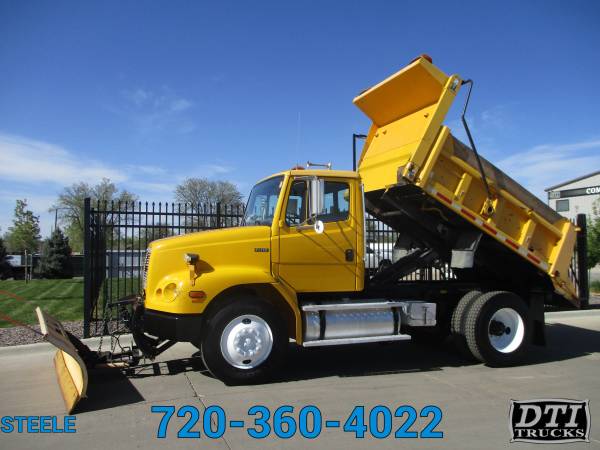 Photo 2003 Freightliner FL 112 1039 Snow Plow Dump Truck, C10 CAT, Automatic - $45,750 (8080 Steele St Denver)