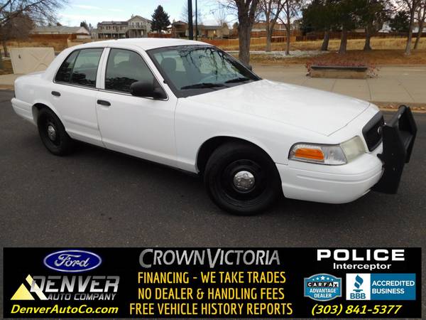 Photo 2009 Ford Crown Victoria Police Interceptor  PUSH BAR  LOW MILES - $8,975 (Parker)