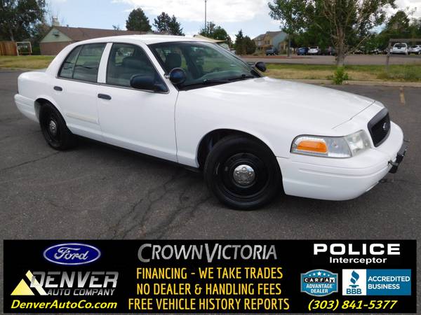 Photo 2009 Ford Crown Victoria Police Interceptor  1 OWNER  LOW MILES - $9,975 (Parker)