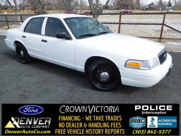 Photo 2011 Ford Crown Victoria  1 OWNER  POLICE INTERCEPTOR - $7,475 (Parker)