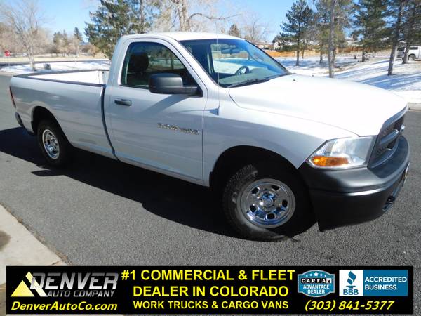 Photo 2012 RAM 1500 ST 4x4 Regular Cab Work Truck  LONG BED  28k MILES - $21,975 (Parker)