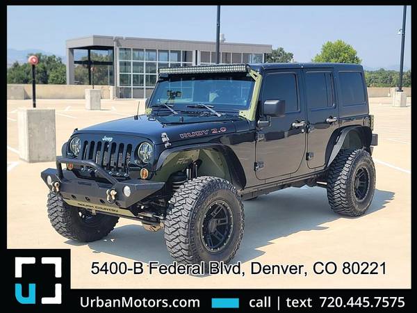 Photo 2013 Jeep Wrangler Unlimited Rubicon - Lifted Customized - $32,990 (5400-B Federal Blvd. Denver. 80221)